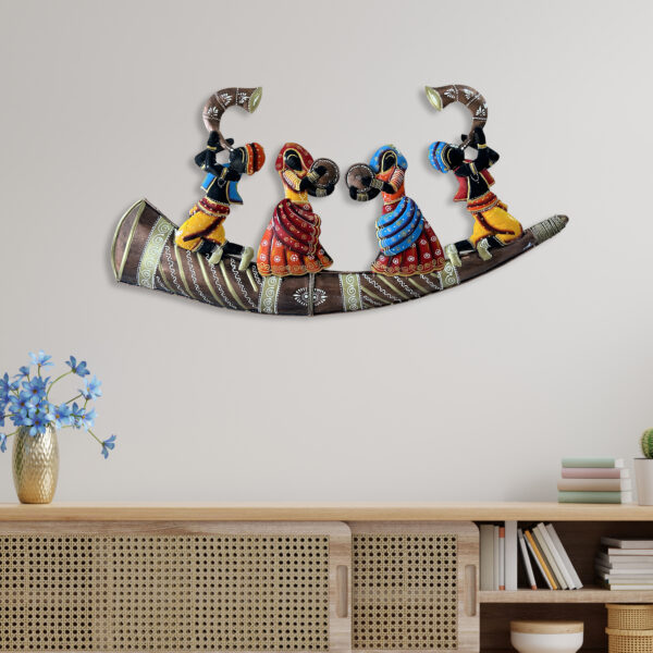 Handcrafted Metal Wall Art from India | Traditional Elegance | Rust-Resistant Indian Home Decor | Unique Handmade Wall Hangings for Living Room, Bedroom & Office