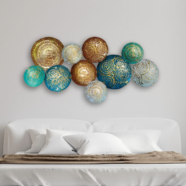 Round Circle Metal wall art Panel