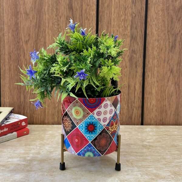 Galaxy Colorful Indoor Metal Table Planter