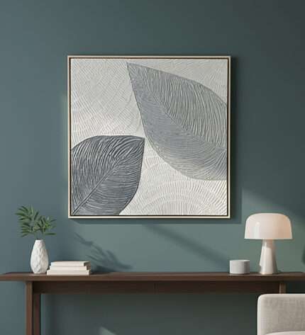 Texture Wall Art Two Leaf